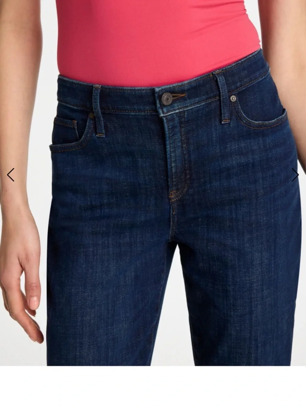 Chico's Dark Indigo Ankle Straight Jeans - Picture 6 of 12